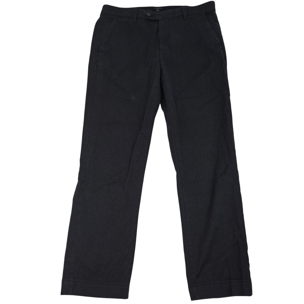Ted Baker Navy Blue Men's Chinos with textured pattern